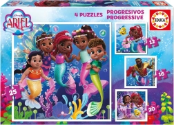 Educa Puzzle Disney Ariel 4-i-1