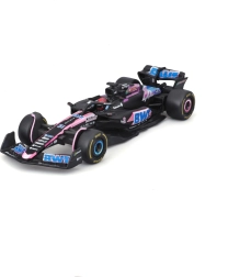 metalskalamodel 1:43 bburago alpine a524 #31 esteban ocon med chauffør i gaveæske