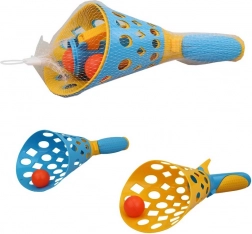 Kurv med affyringsbold til børn