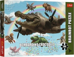 Trefl puslespil BrainRots Bombardino Crocodilo 200 brikker