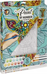 Maling efter tal – giraf på lærred 30 × 40 cm