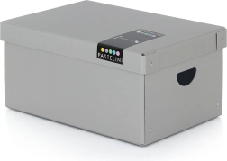 Stor laminatkasse PASTELINI grå