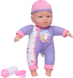 Baby med lyde 31 cm med blødt krop og tilbehør