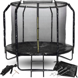 Have-trampolin SKYFLYER 244 cm med sikkerhedsnet og stige