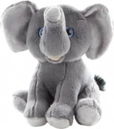 Plysbjørn rød panda 18 cm