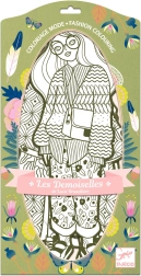 Moderigtige malebøger Bowie & Friends fra Djeco