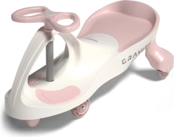Børne-gyro-løbecykel Milly Mally GRAVITY creme-rosa