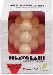 Træpuslespil kuglepyramide