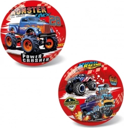 bold med motiv af monstertruck, 14 cm