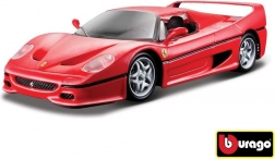 Metalmodel Bburago 1:24 Ferrari F50 rød