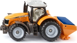 Siku traktor MASSEY FERGUSON med saltspreder – blister