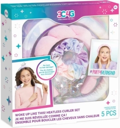 varmesæt til krøller uden varme med hårbøjle og spænder