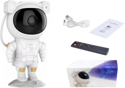 Natlampe og stjerneprojektor Astronaut