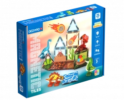Geomag Magnetic Tiles Dino magnetisk byggesæt til børn