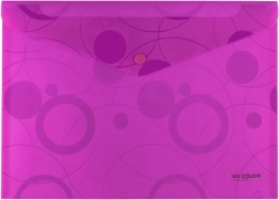 Mappe med trykknap A4 Neo Colori pink