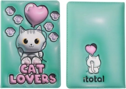 Notesbog A5 mint i hård indbinding med skumpolstring