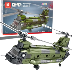 Byggesæt militærhelikopter CH-47 CHINOOK – 1451 klodser