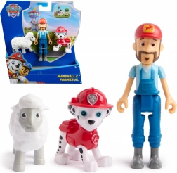 Sæt med figurer: Marshall og Landmand Al - Paw Patrol