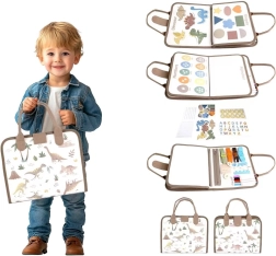 2kids legetøj sensorisk busy bog dinosaurer