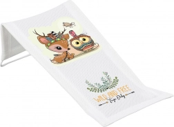 Stofliggestol til babybadekar Wild & Free hjort hvid