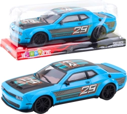 Sportsvogn med baghjulstræk blå