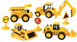 Sæt af Byggemaskiner på Svinghjul