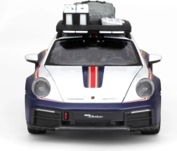 Metalmodelbil 1:24 Porsche 911 Dakar Roughroads blå