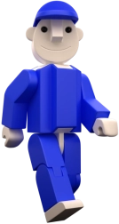 SEVÁČEK-figur blå – stor og lille