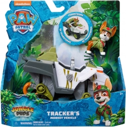 Paw Patrol: Jungle-køretøj Tracker – transformerende bil med affyrer