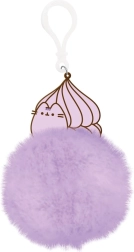 Pusheen pompom nøglering