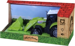 Børnetraktor med skovl med lyde og lys