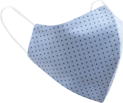 Beskyttende bomuldsmundbind Belisima lyseblå, universal