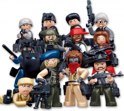 Sluban Figurer Politimand og Tyv