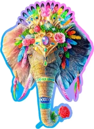 Træpuslespil Elegant elefant fra WOODEN CITY, 250 brikker