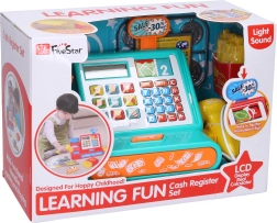 Legekasseapparat med lommeregner og tilbehør