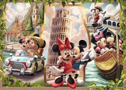 Puslespil RAVENSBURGER Mickey og Minnie på ferie 1000 brikker