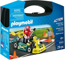 Playmobil bærbart sæt – racer go-kart med figur