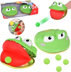 Sportsæt - færdighedsspil Katapult Frø med 4 bolde