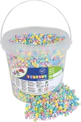 PLAYBOX Strygeperler i spand - pastelfarver 5000 stk.