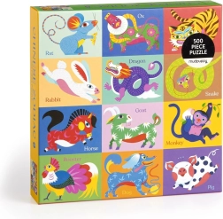 Puslespil Kinesisk Stjernetegn 500 Brikker