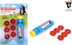 Projektor med billeder af Mulvarpen