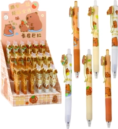 Gelpenn med kapibara, blå blæk 0,5 mm