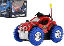 Stuntbil på batterier med lys og lyd
