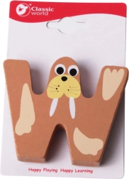 Træbogstav W fra Classic World