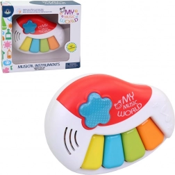 Elektronisk klaver på batterier