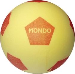 Mondo blød skumbold til fodbold gul 20 cm