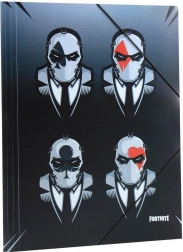 Elastisk mappe A4 PP Wild Cards Fortnite