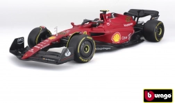 Bburago 1:18 Ferrari F1-75 Scuderia F1 med kører Carlos Sainz