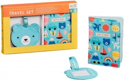 Dokumentetui og navnemærke med bamse PETIT COLLAGE