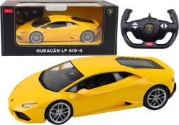Rastar RC bil 1:14 Lamborghini Huracan gul